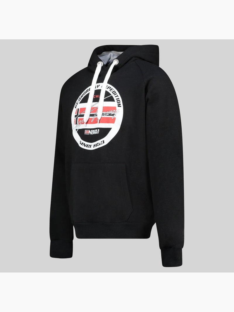 Sudadera con capucha garis – geographical norway Negro - Kiabi