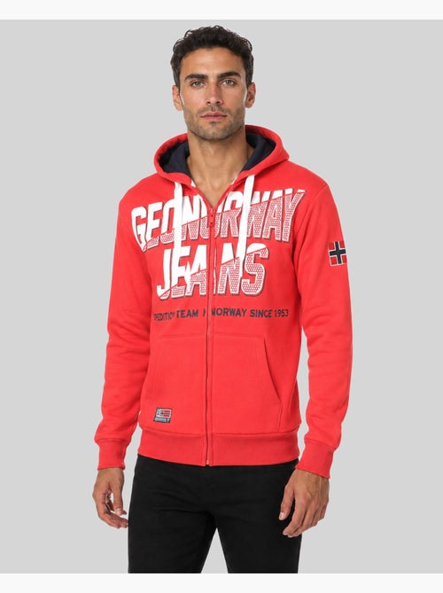 Sudadera con capucha gasper – geographical norway - Kiabi Sudadera con capucha gasper – geographical norway - Kiabi