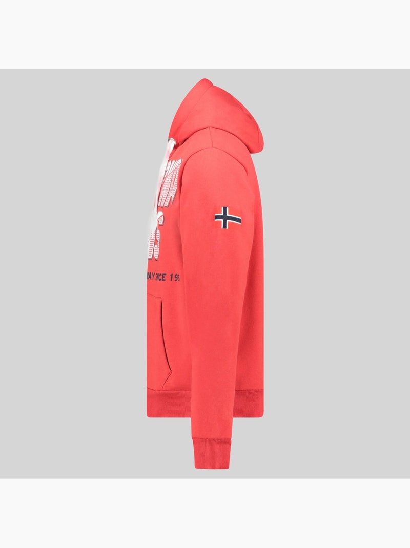 Sudadera con capucha gasper – geographical norway Rojo - Kiabi