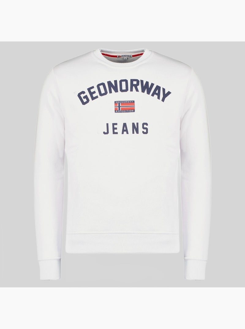 Sudadera con capucha gassier – geographical norway Gris claro - Kiabi