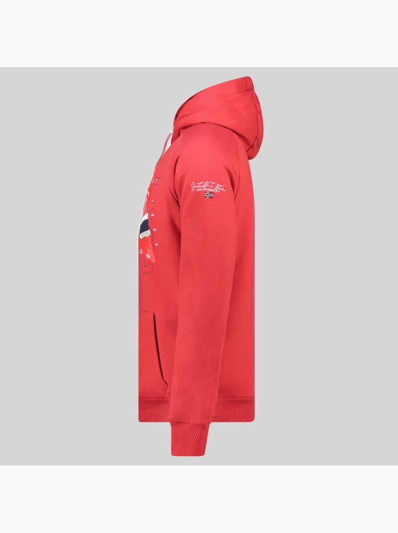 Sudadera con capucha gdrap – geographical norway Rojo - Kiabi