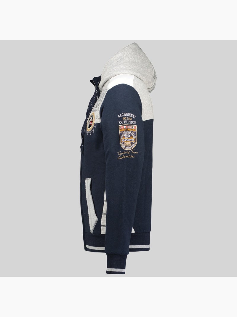 Sudadera con capucha geday – geographical norway Azul marino - Kiabi