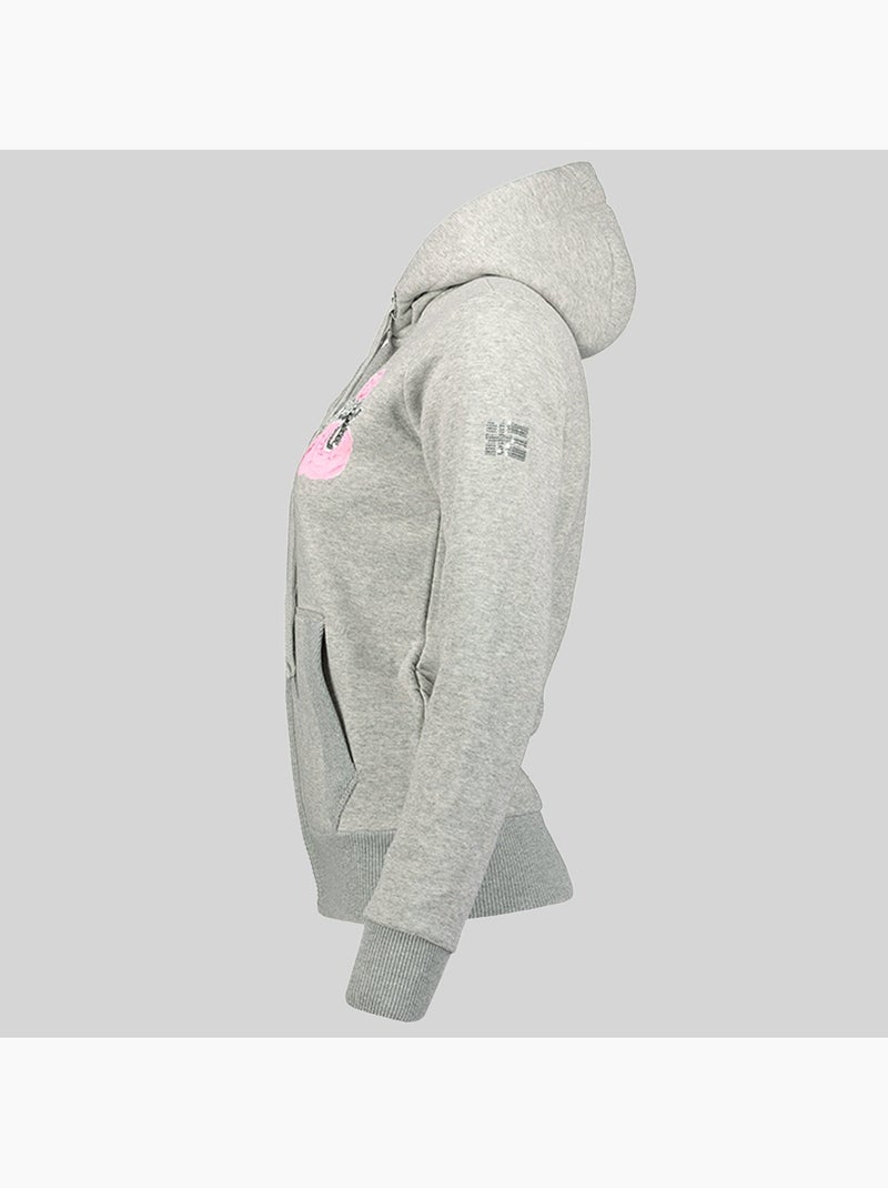 Sudadera con capucha gelphine – geographical norway Gris claro - Kiabi