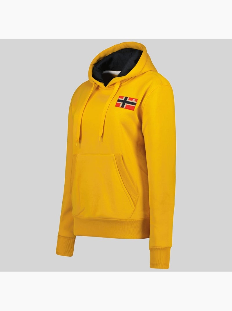 Sudadera con capucha genifer – geographical norway Amarillo mostaza - Kiabi