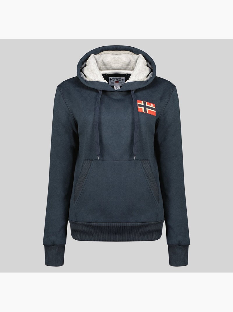 Sudadera con capucha genifer – geographical norway Azul marino - Kiabi