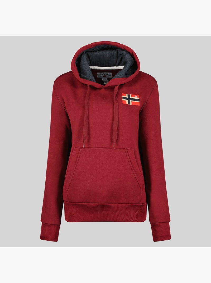 Sudadera con capucha genifer – geographical norway Burdeos - Kiabi