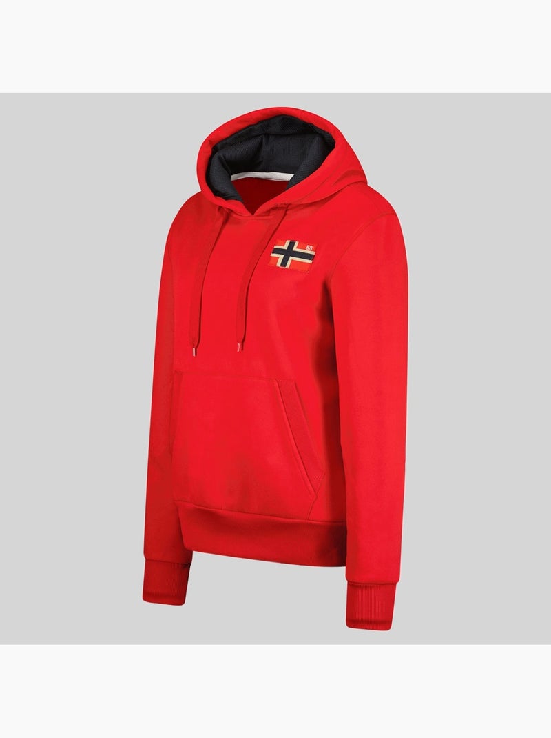 Sudadera con capucha genifer – geographical norway Rojo - Kiabi