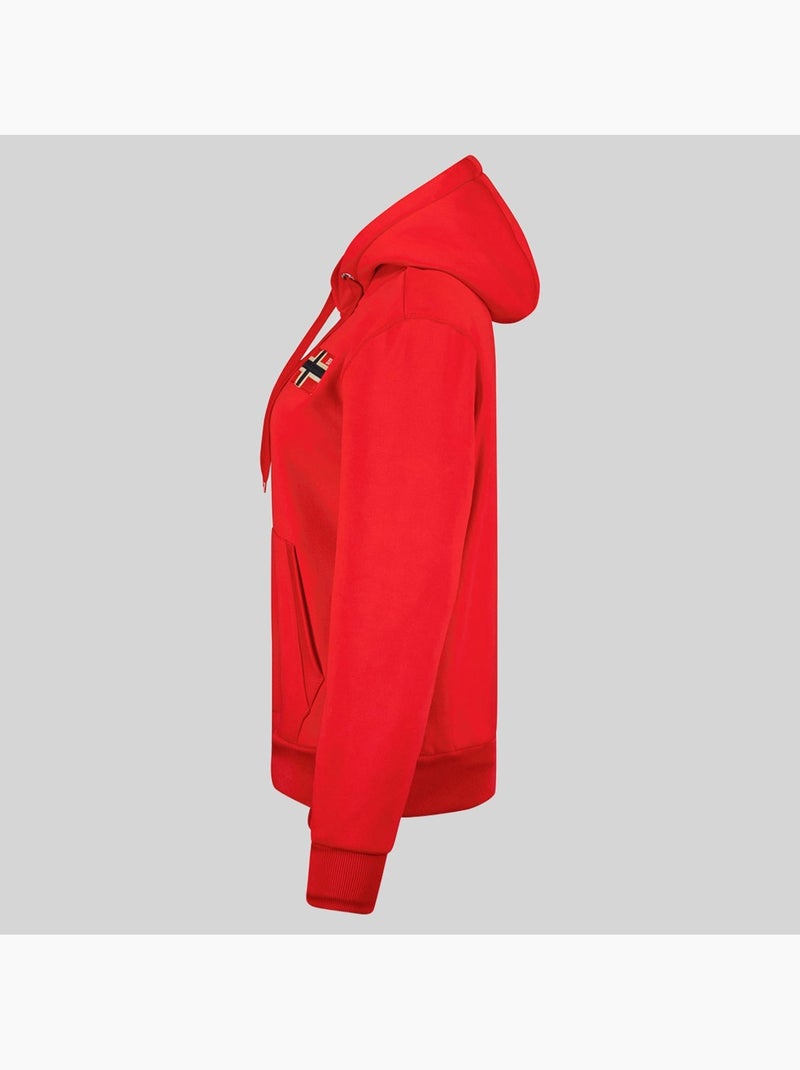 Sudadera con capucha genifer – geographical norway Rojo - Kiabi