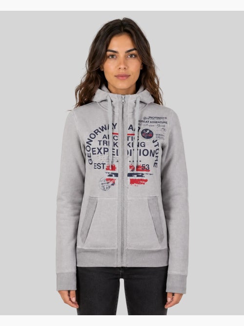 Sudadera con capucha gergen – geographical norway - Kiabi Sudadera con capucha gergen – geographical norway - Kiabi