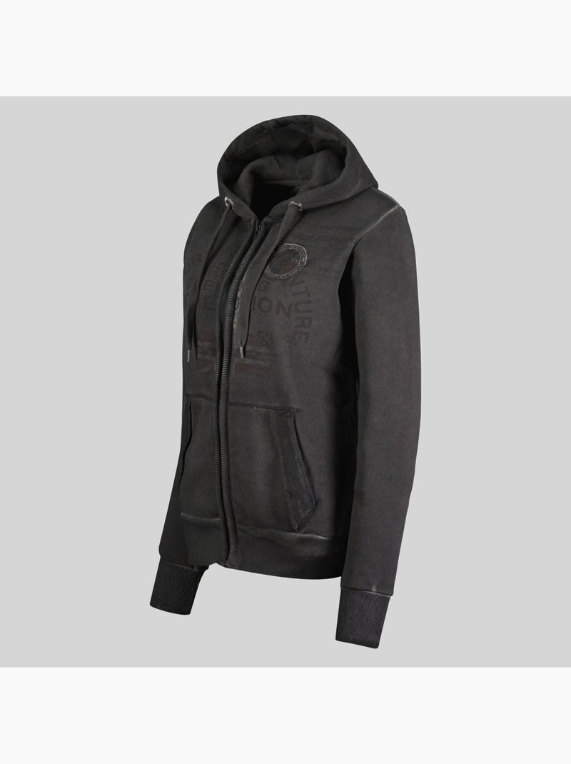 Sudadera con capucha gergen – geographical norway Negro - Kiabi