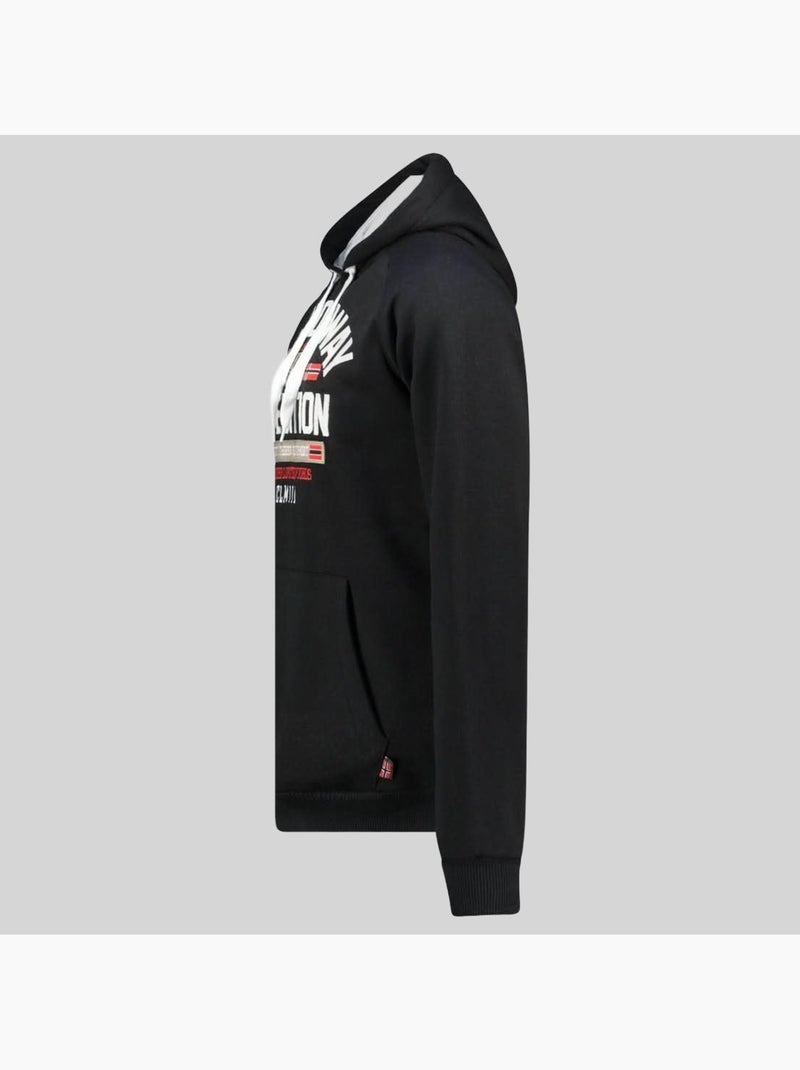 Sudadera con capucha germanito – geographical norway Negro - Kiabi