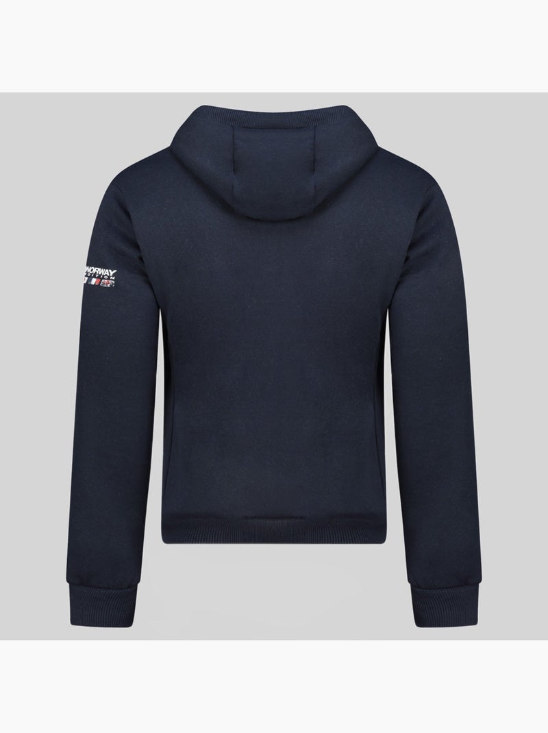 Sudadera con capucha ghagen – geographical norway Azul marino - Kiabi