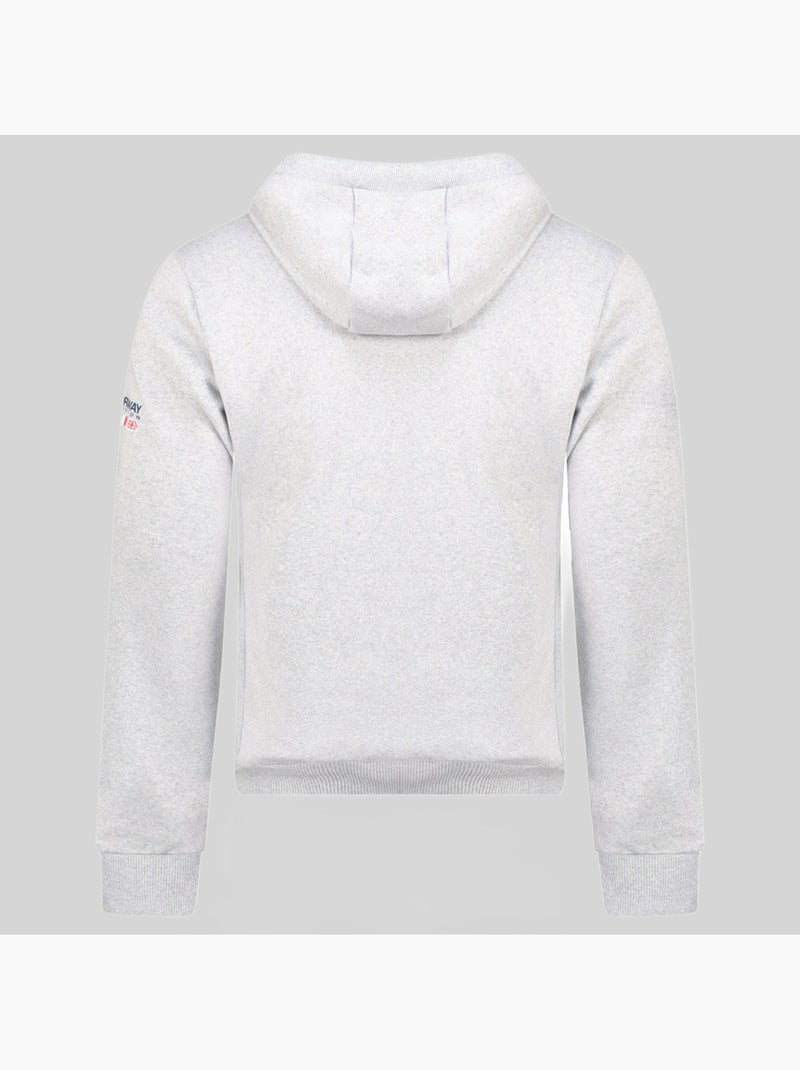 Sudadera con capucha ghagen – geographical norway Gris claro - Kiabi