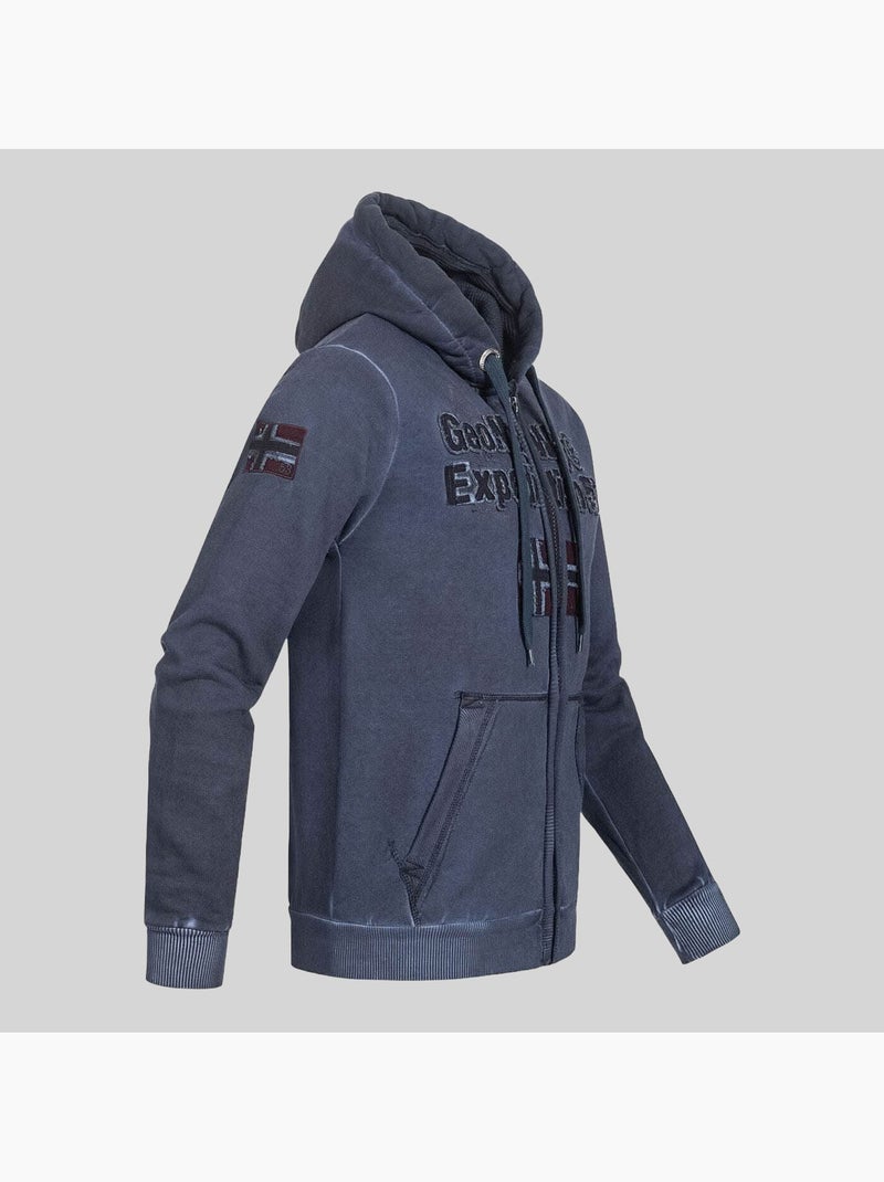 Sudadera con capucha gimdo – geographical norway Azul marino - Kiabi