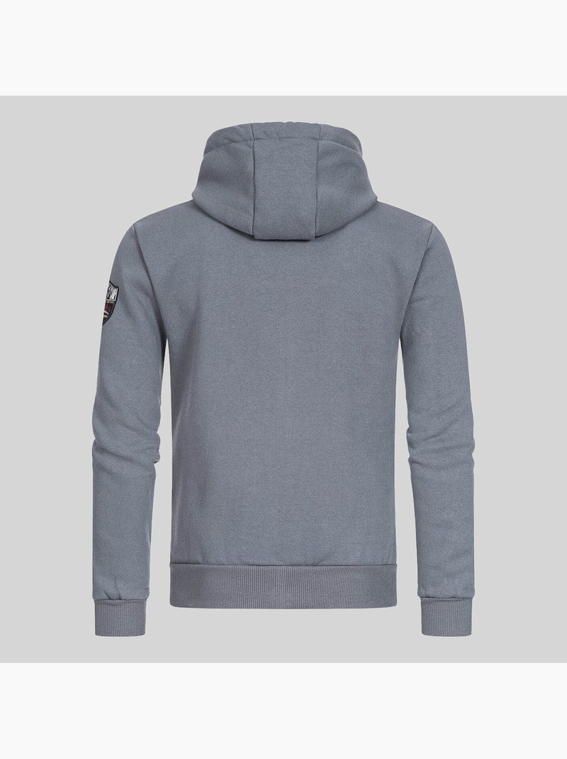 Sudadera con capucha gisland – geographical norway Gris oscuro - Kiabi