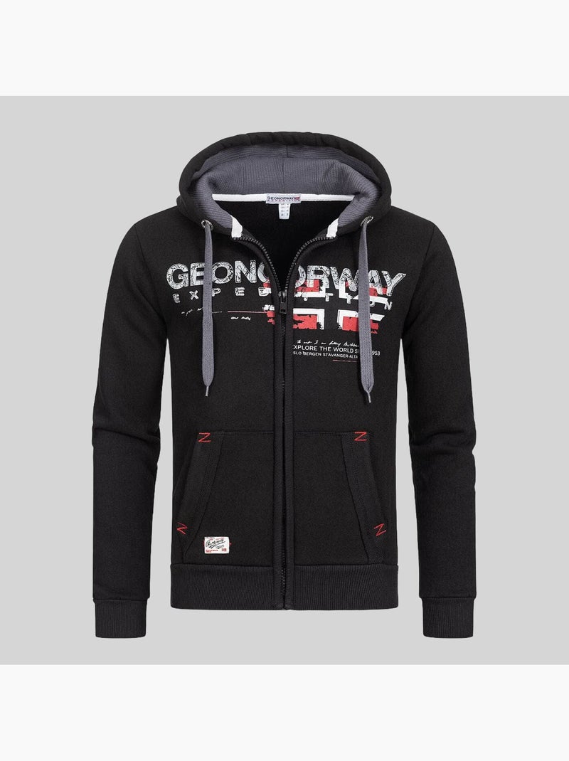 Sudadera con capucha gisland – geographical norway Negro - Kiabi