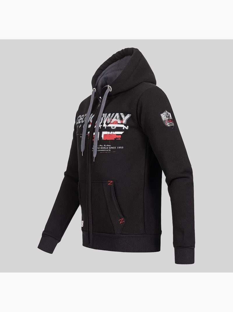 Sudadera con capucha gisland – geographical norway Negro - Kiabi