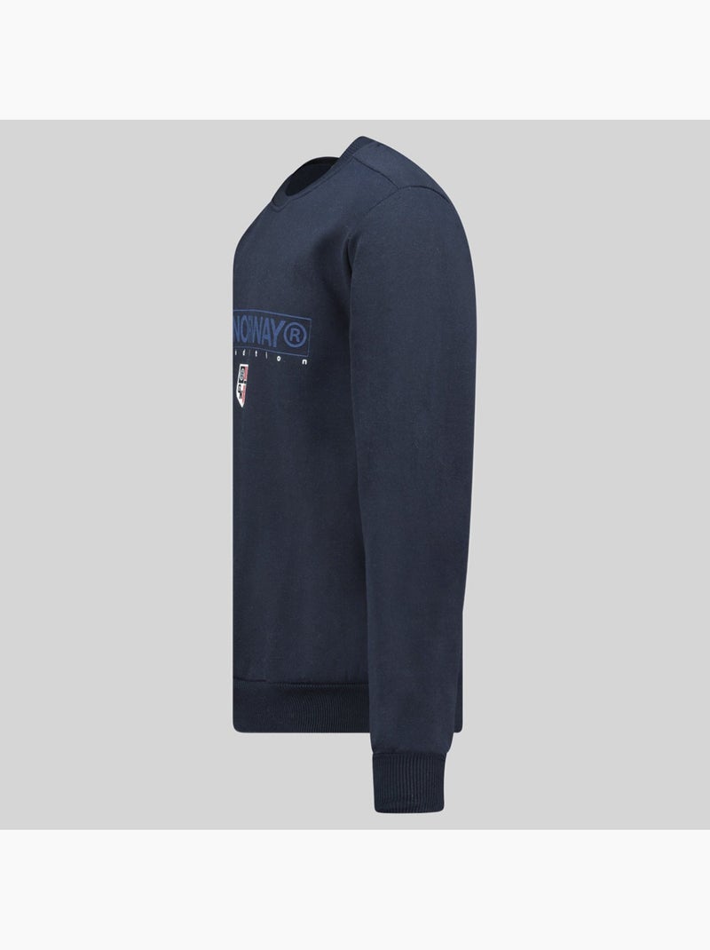 Sudadera con capucha gotrun – geographical norway Azul marino - Kiabi