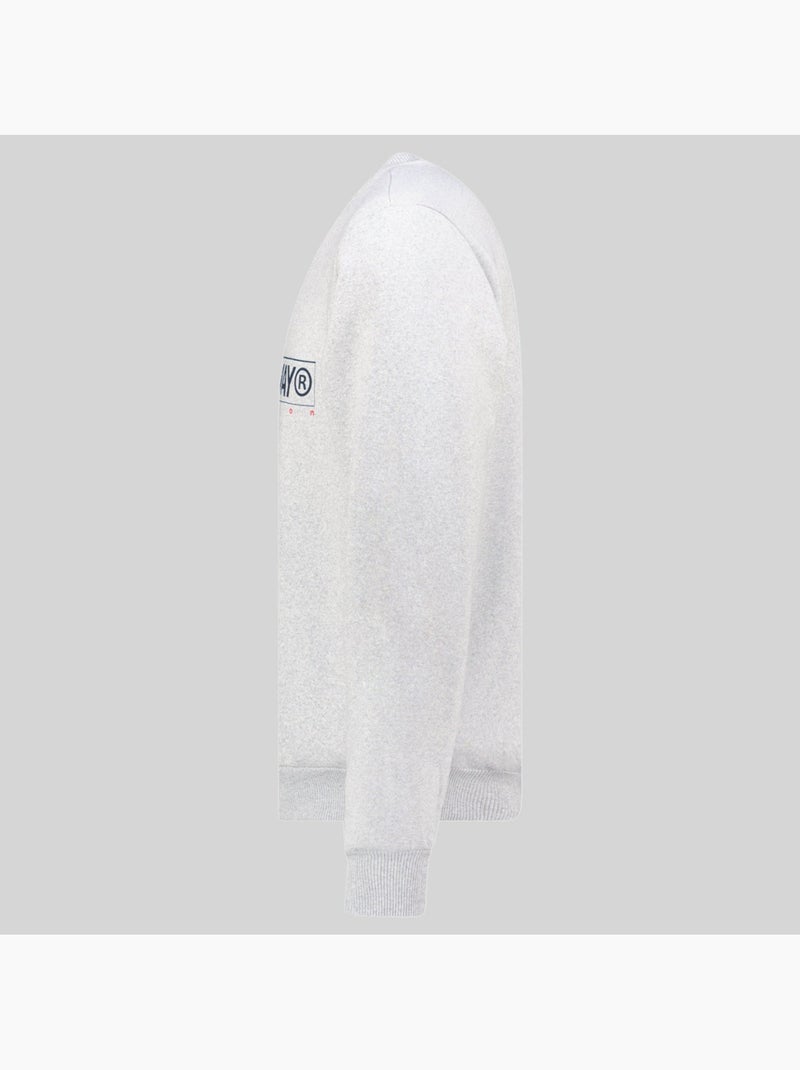 Sudadera con capucha gotrun – geographical norway Gris claro - Kiabi