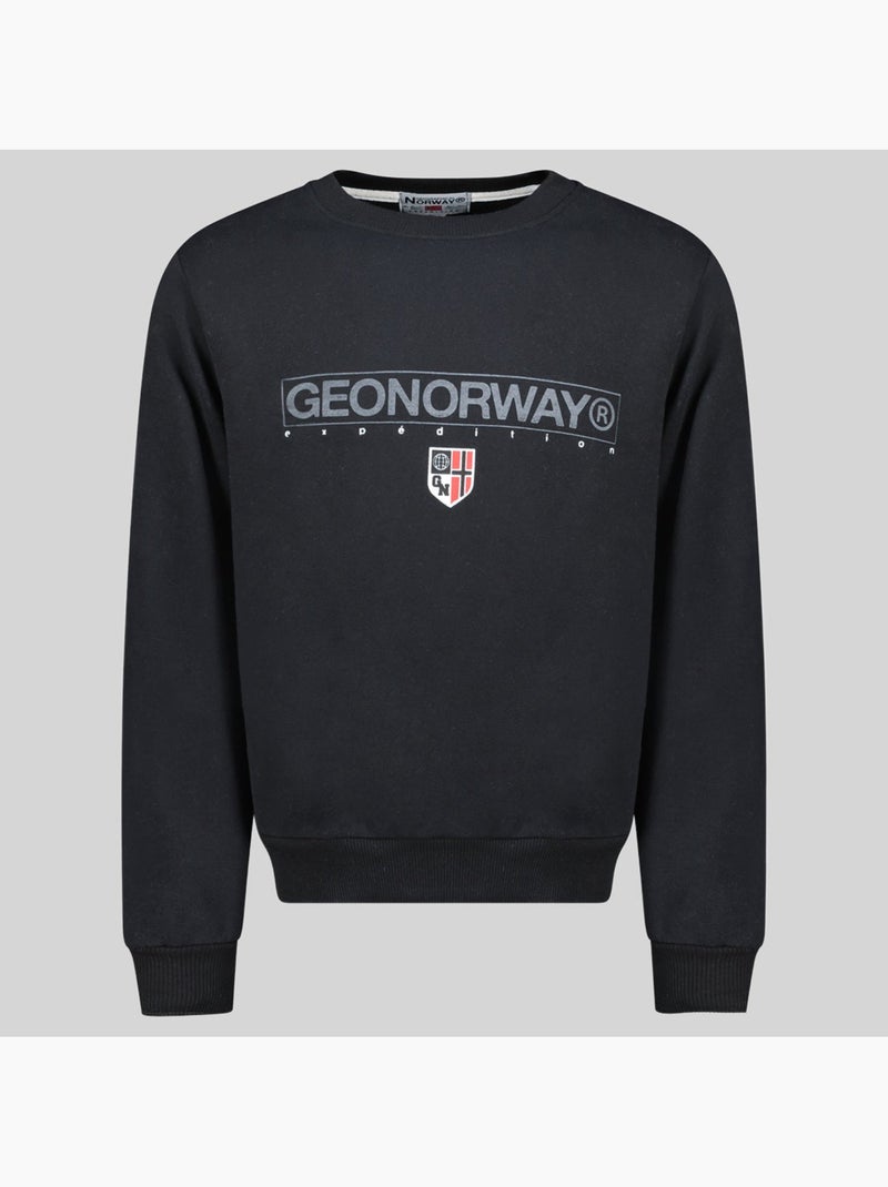 Sudadera con capucha gotrun – geographical norway Negro - Kiabi