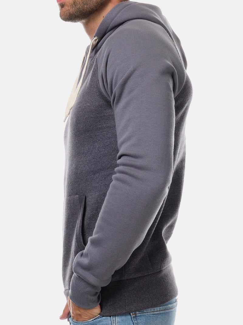 Sudadera con capucha Gris - Kiabi