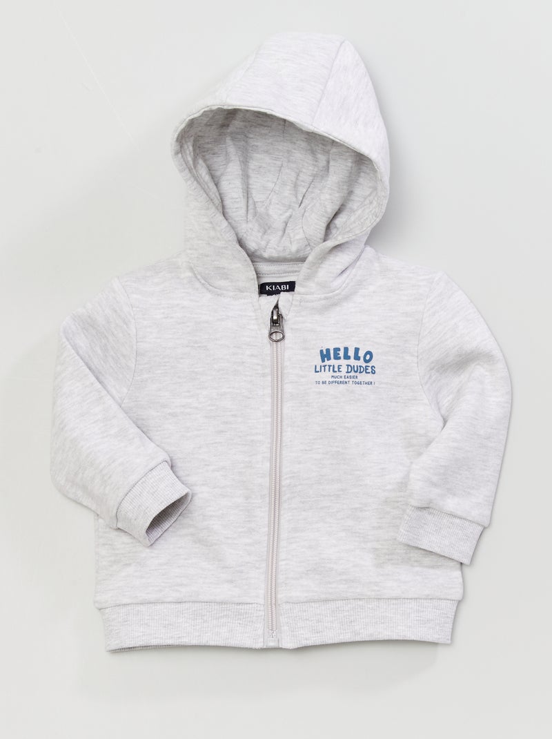 Sudadera con capucha GRIS - Kiabi