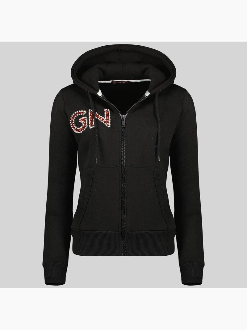 Sudadera con capucha gudite – geographical norway Negro - Kiabi