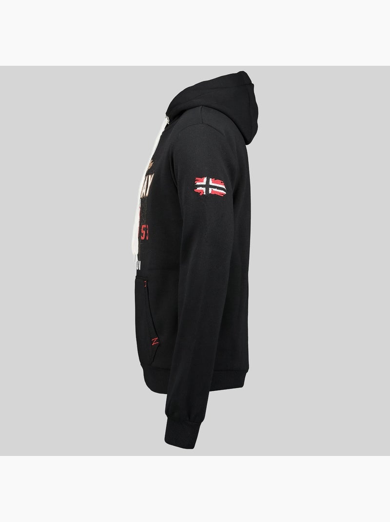 Sudadera con capucha guitre – geographical norway Azul marino - Kiabi