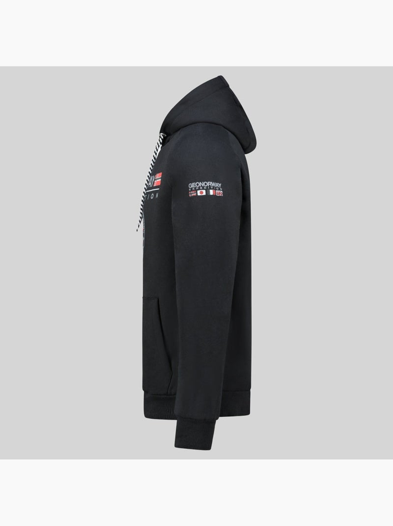 Sudadera con capucha gvick – geographical norway Negro - Kiabi