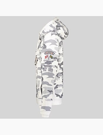 Sudadera con capucha gymclass camo – geographical norway
