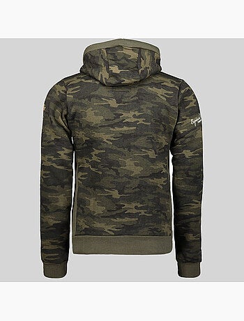 Sudadera con capucha gymclass camo – geographical norway
