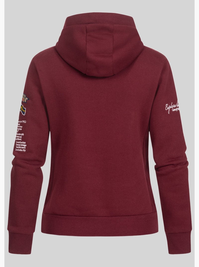 Sudadera con capucha gymclass – geographical norway Burdeos - Kiabi