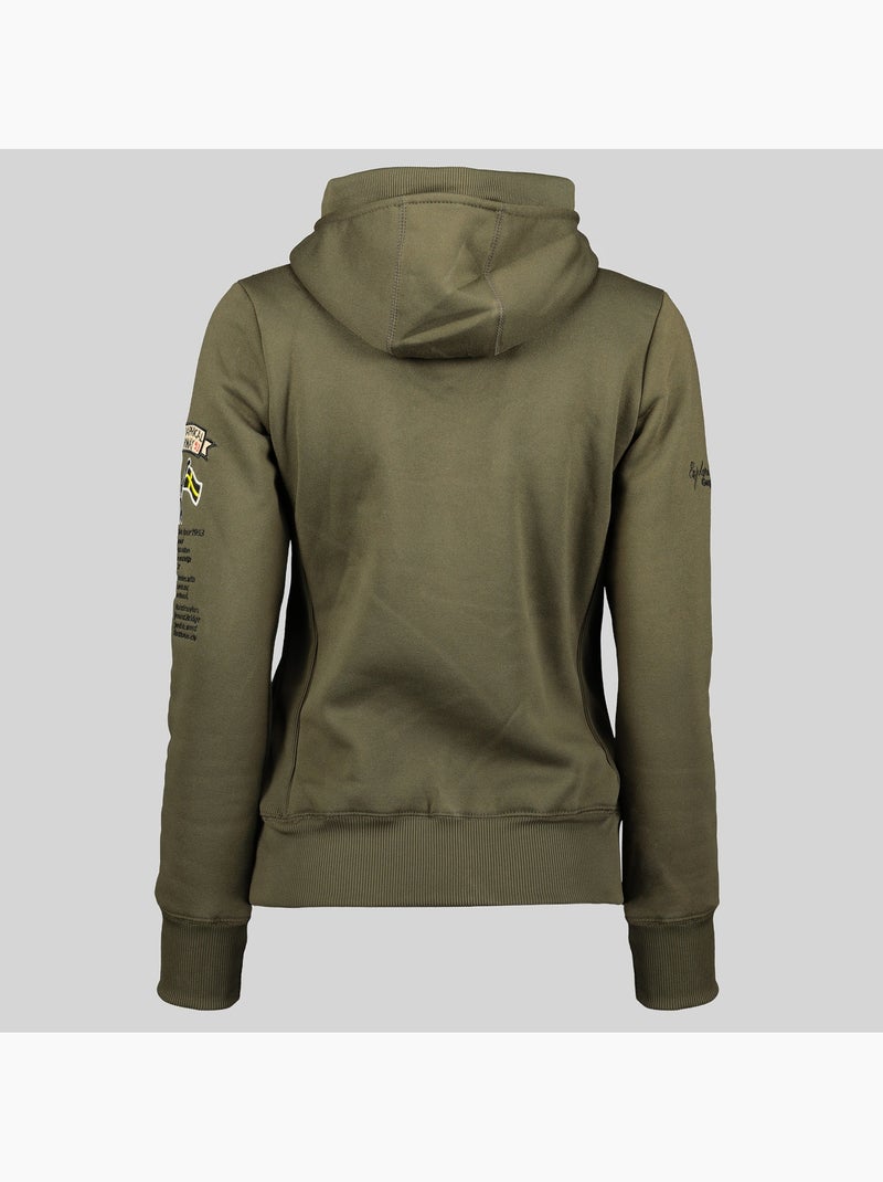 Sudadera con capucha gymclass – geographical norway Caqui - Kiabi