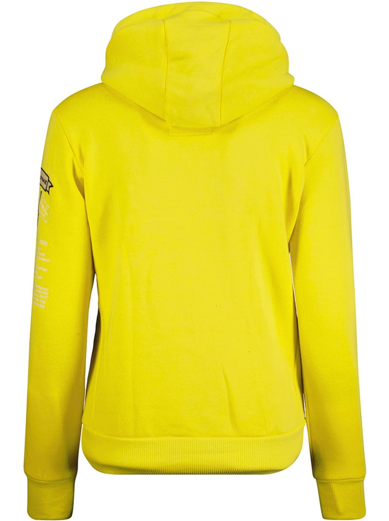 Sudadera con capucha gyrelle – canadian peak Amarillo fluorescente - Kiabi