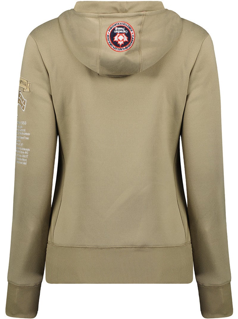Sudadera con capucha gyrelle – canadian peak Beige - Kiabi