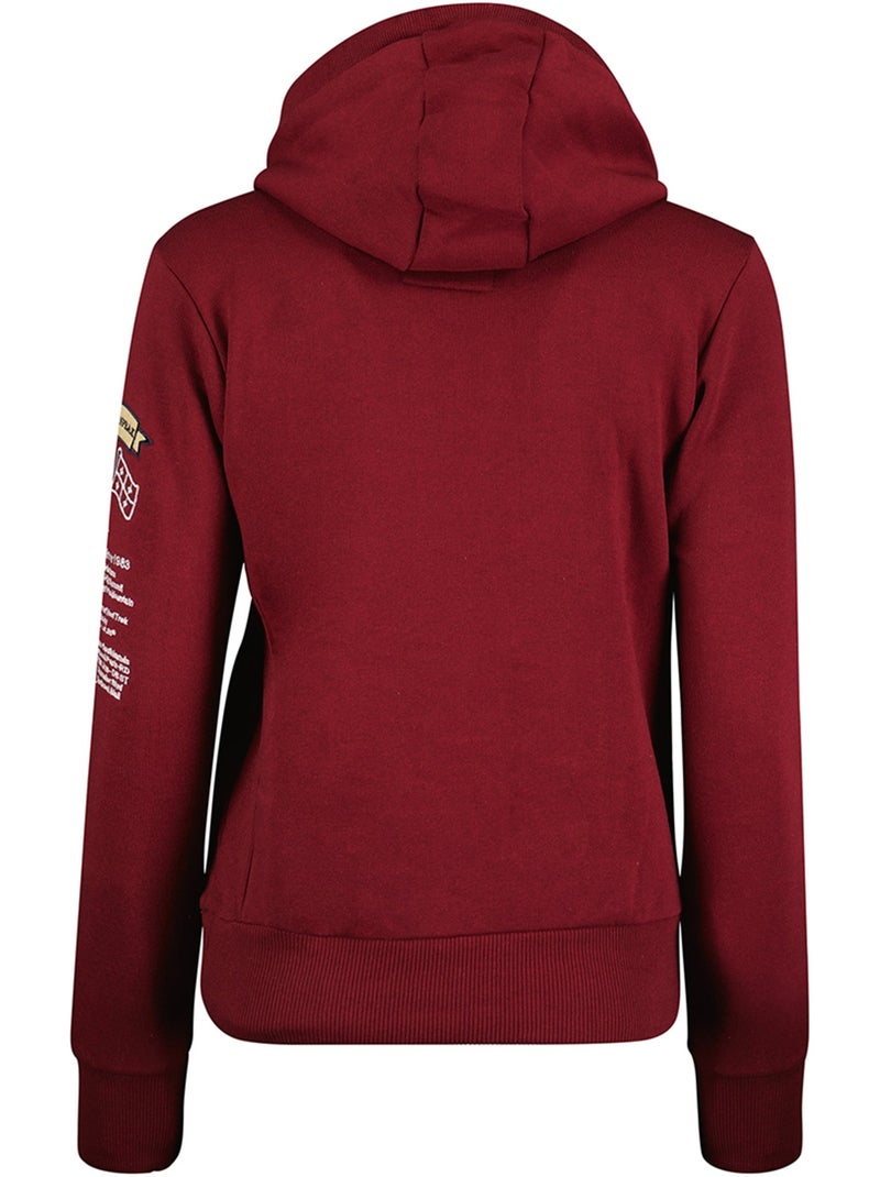Sudadera con capucha gyrelle – canadian peak Burdeos - Kiabi
