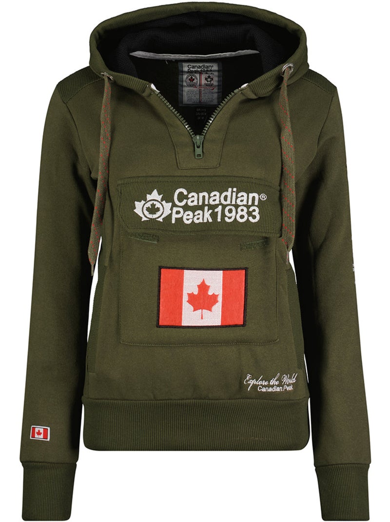 Sudadera con capucha gyrelle – canadian peak Caqui - Kiabi
