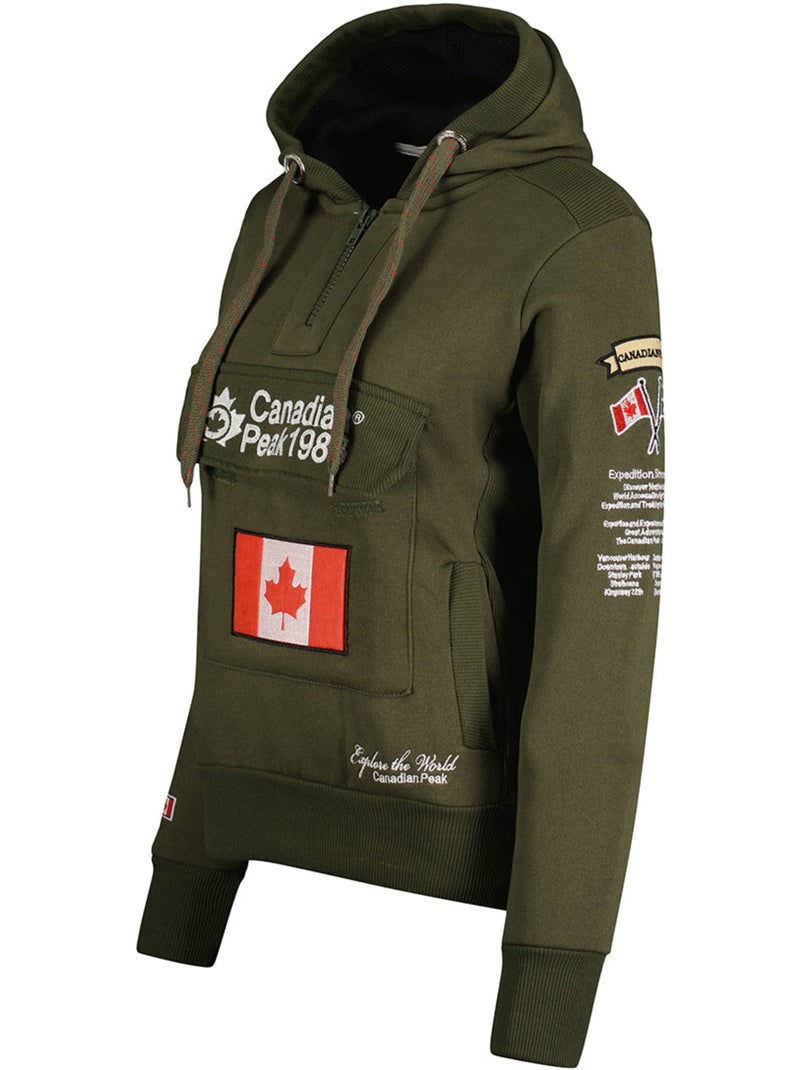 Sudadera con capucha gyrelle – canadian peak Caqui - Kiabi
