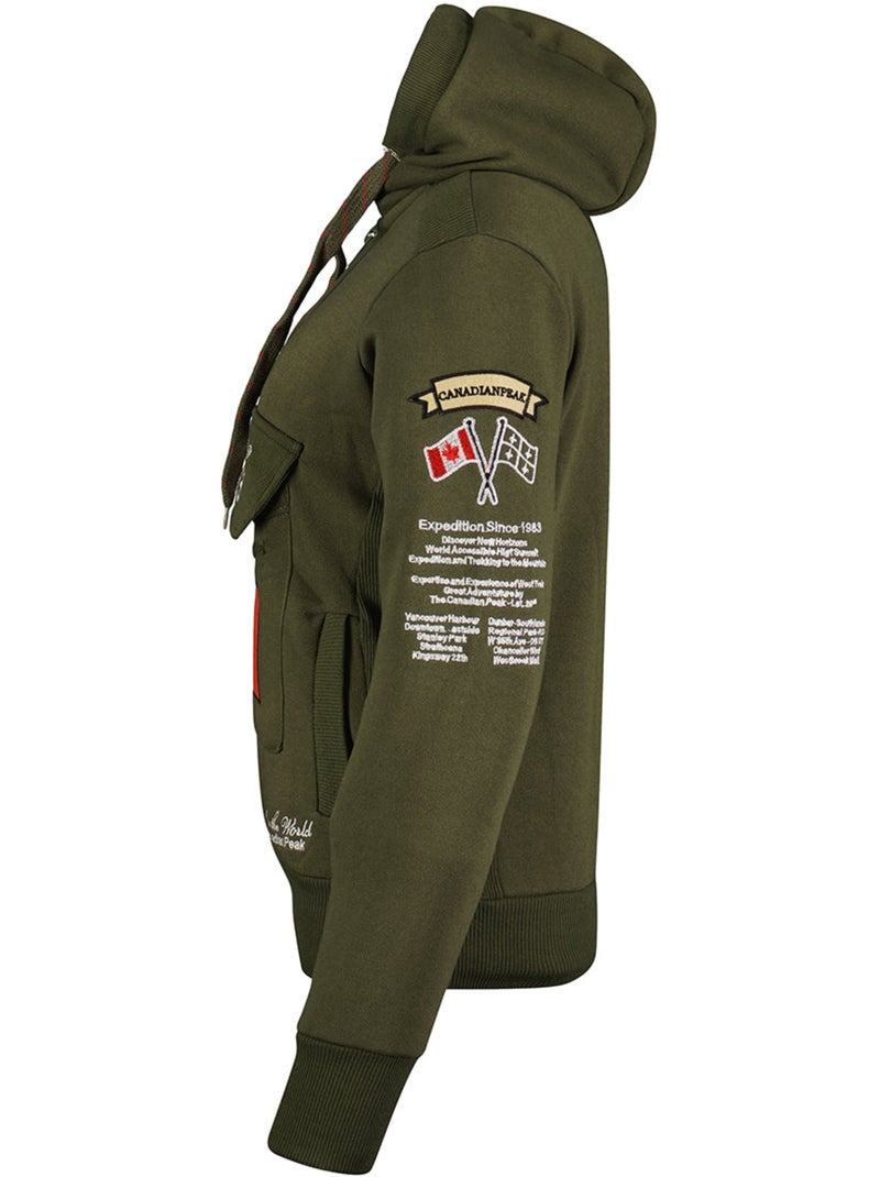 Sudadera con capucha gyrelle – canadian peak Caqui - Kiabi