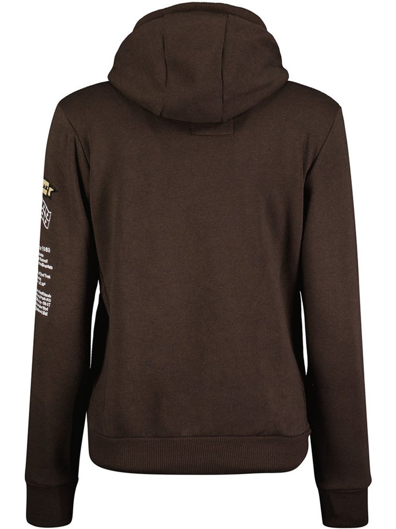 Sudadera con capucha gyrelle – canadian peak Marrón - Kiabi