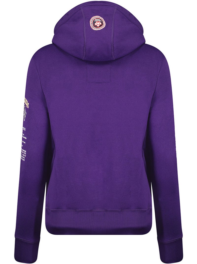 Sudadera con capucha gyrelle – canadian peak Violeta - Kiabi