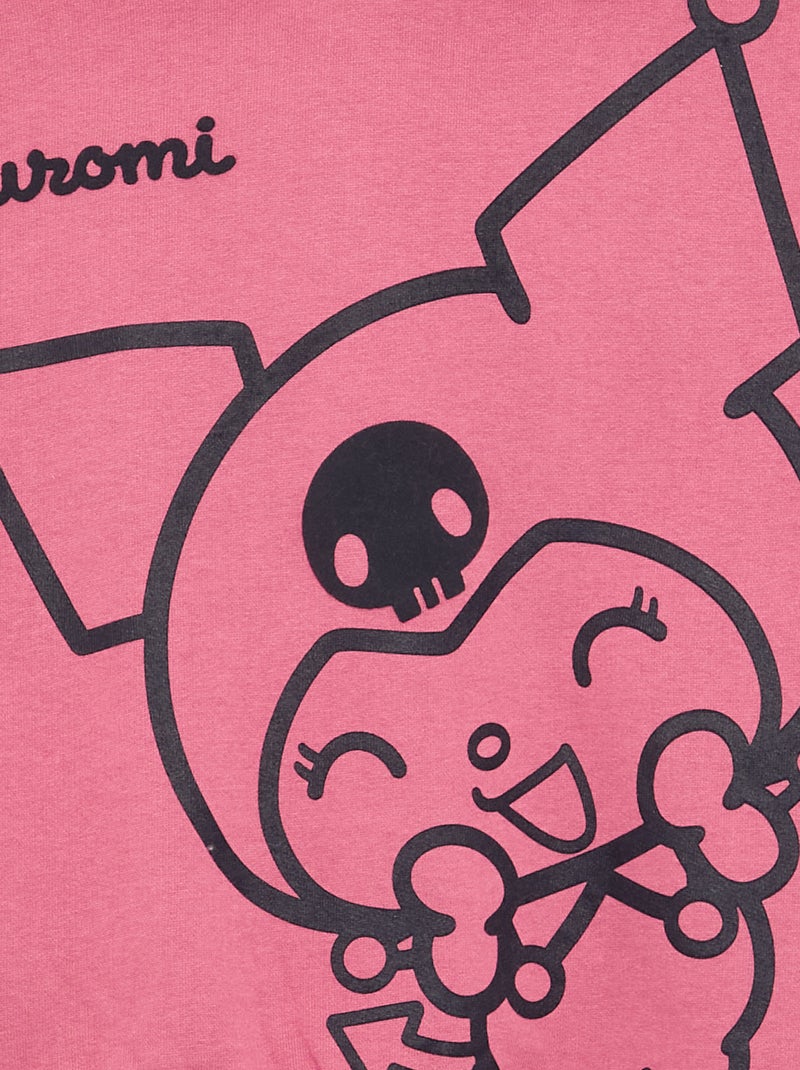 Sudadera con capucha 'Hello Kitty' de forro polar Rosa - Kiabi