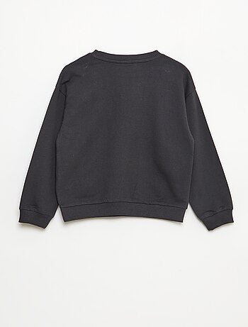 Sudadera con capucha 'Hello Kitty & Kuromi' cuello redondo