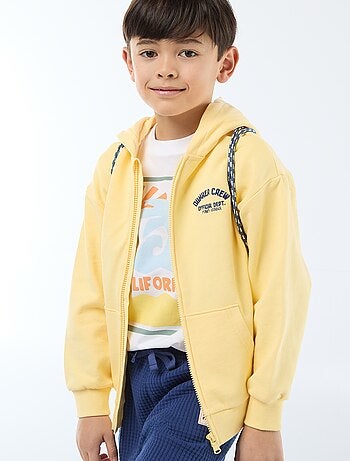 Sudadera con capucha holgada bordada