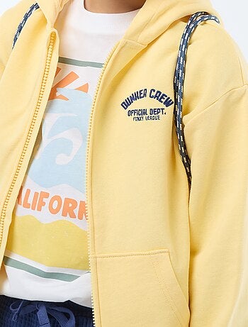 Sudadera con capucha holgada bordada