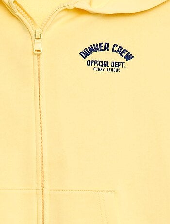 Sudadera con capucha holgada bordada