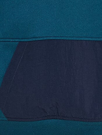 Sudadera con capucha holgada en polar