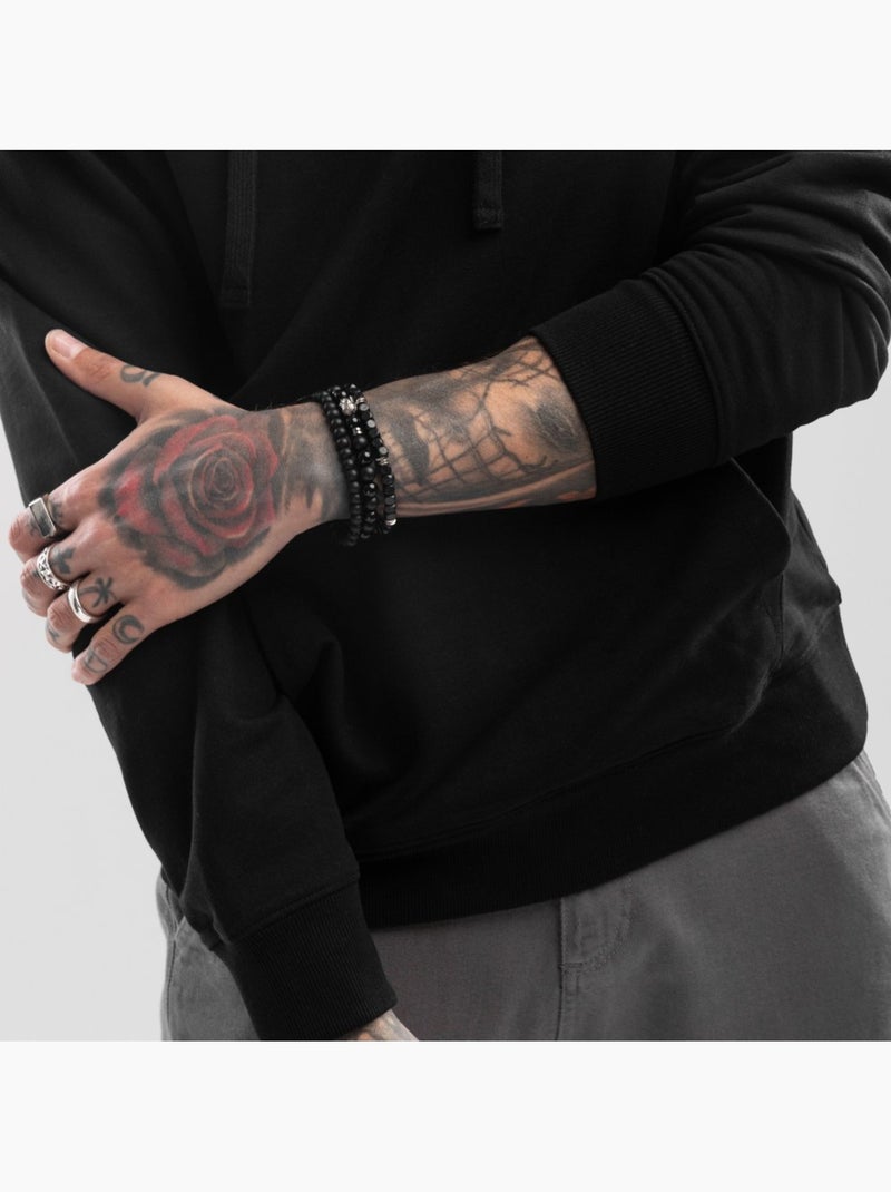 Sudadera con capucha hombre lifestyle hombre panther Negro - Kiabi