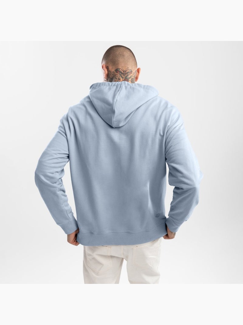 Sudadera con capucha hombre lifestyle hombre splash Azul eléctrico - Kiabi
