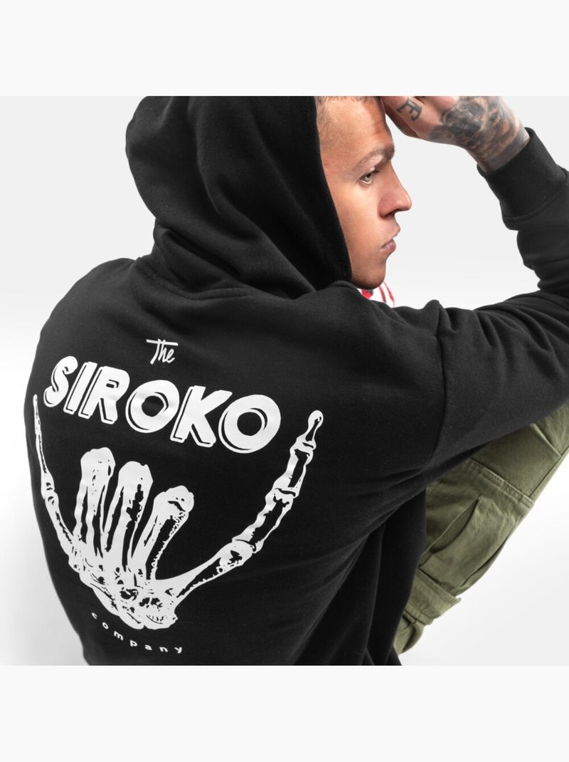 Sudadera con capucha hombre lifestyle hombre vibes Negro - Kiabi